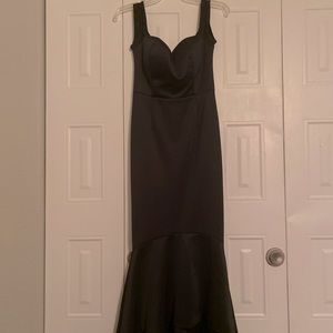 Black formal gown